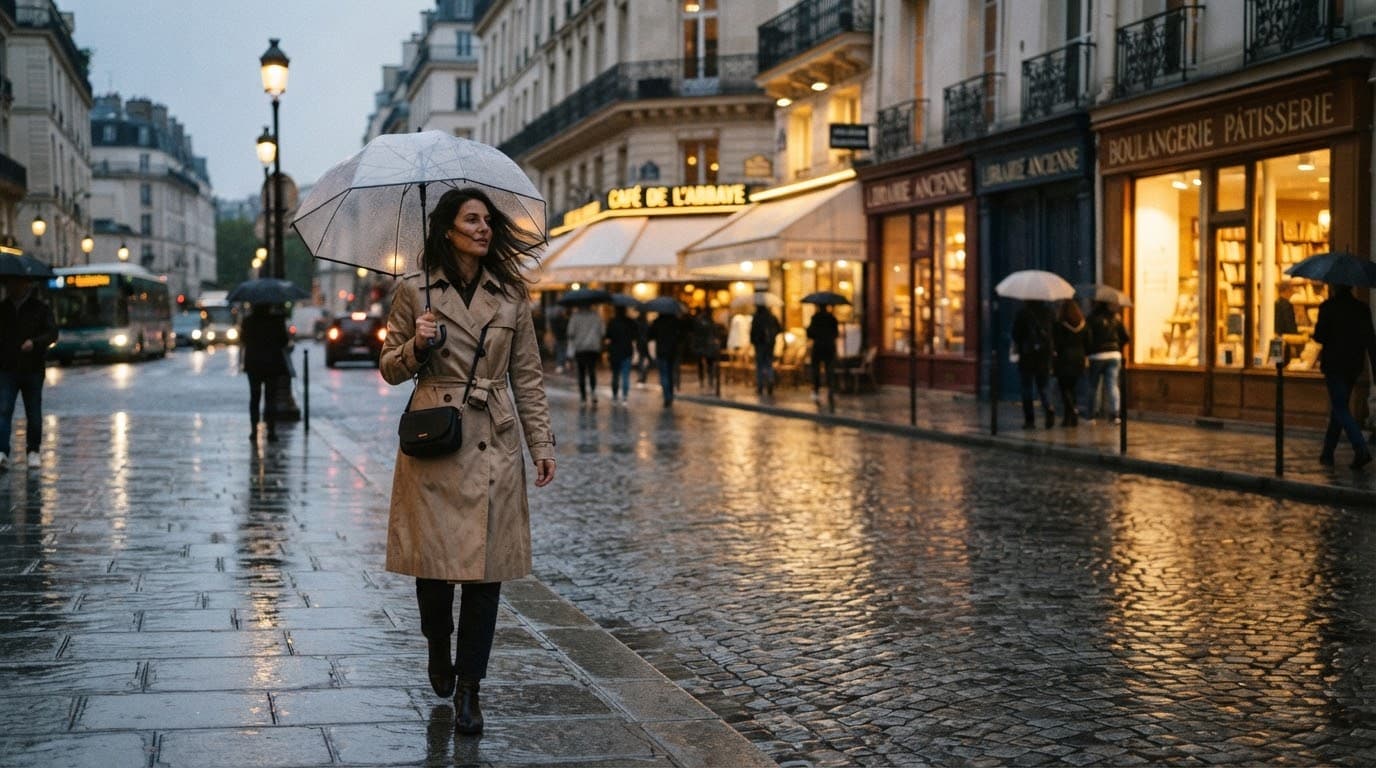 Autumn Trench in Paris